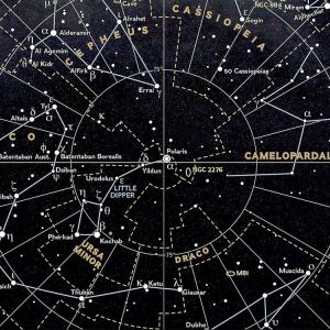 National Geographic Northern Hemisphere Night Sky Map